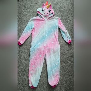 Amazon Pink and Blue Unicorn Kids Footie